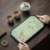 Jialang National Style Hand-painted Oncidium Ceramic Travel Tea Set