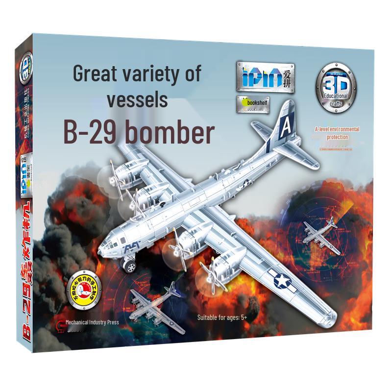 3D B-29 Bomber Model Kit
