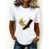 2026 Casual Women's Short-Sleeve T-Shirt with USA-Canada-Mexico World Cup Football Match Print