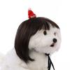 Pet Quality Premium Wig For Dogs And Cats In Trendy Bob Cut For Seasonal Celebrations