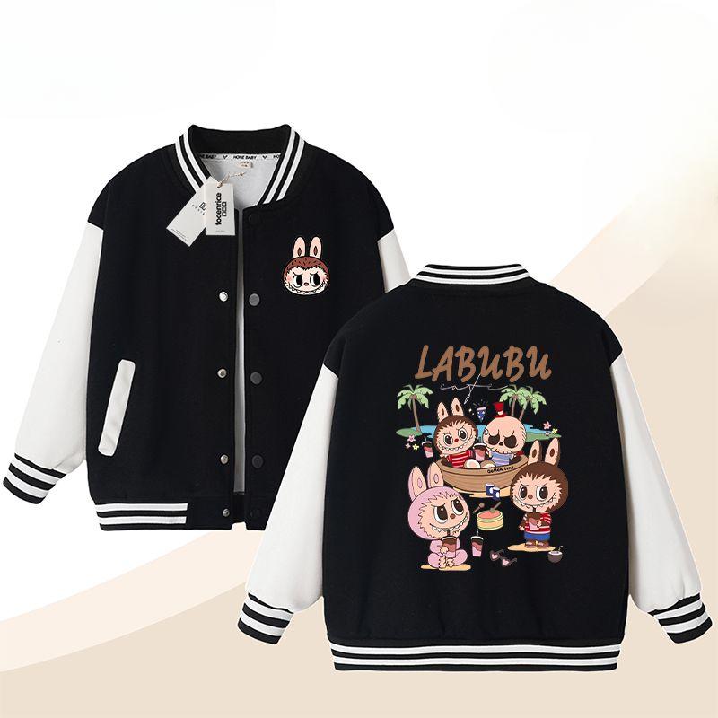 

Повседневные спортивные бейсбольные куртки для девочек и мальчиков, модные детские куртки-кардиганы на осень 140