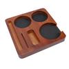   Filter Holder with Non-Slip Support for Coffee Pressing Station in Walnut Wood