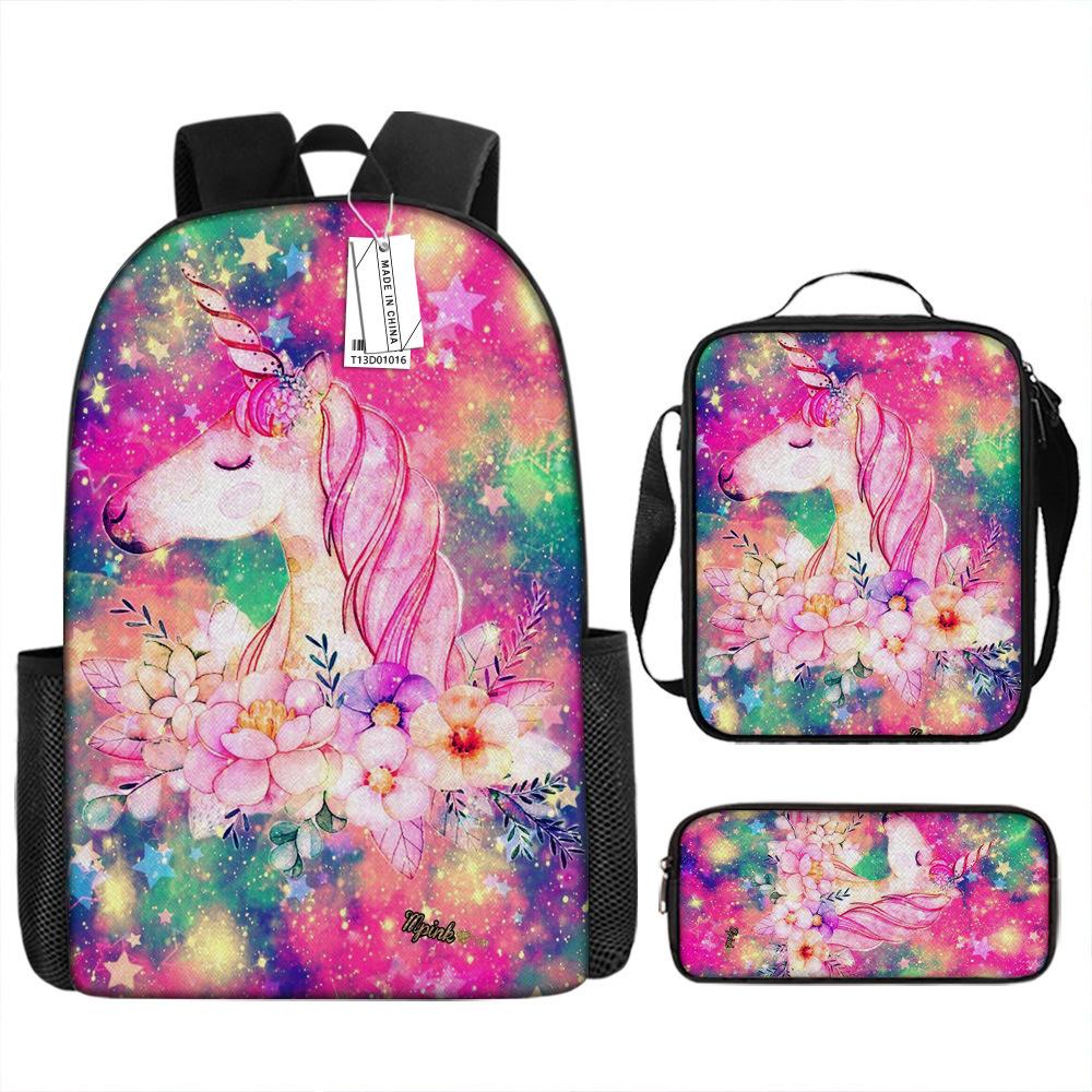 Kindergarten children's school bag unicorn primary school bag small class large class boys and girls reduce the burden of backpack