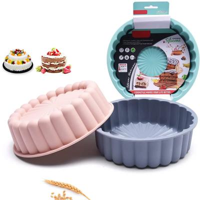 Silikonová kulatá forma na dort 8 palců Silikonová forma na dort na pečení Forma na dort Charlotte Pečení Dort Strawberry Shortcake DIY Kaktus