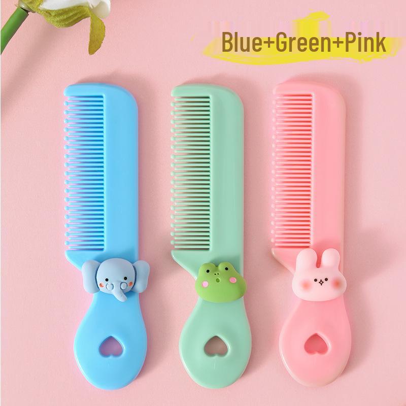 Cute Baby Massage Comb for Infants & Toddlers (0-3 Years) - Portable Hair Care Tool