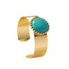 Vintage Turquoise Beaded Bracelet - Trendy Hip-Hop Style for Women