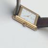 Used Working Item CITIZEN Eco-Drive Solar Ladies Square Vintage Gold Genuine Belt