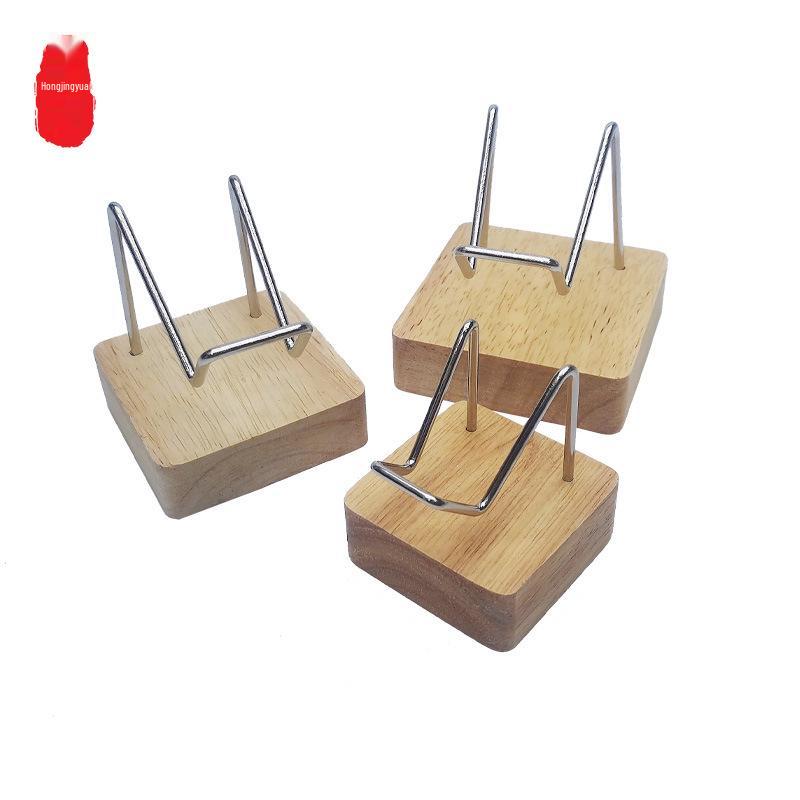 Beech Wood Display Stand for Crystals, Minerals, and Metal Ore Specimens