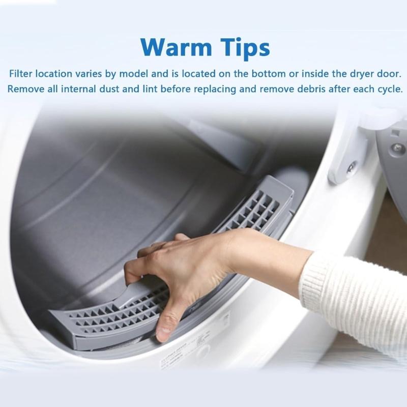 WE16X32537 WE16X29597 AP7205579 Dryer Lint Filter Trap Screen Replacement for Clothes Dryer Dryer Lint Strainer