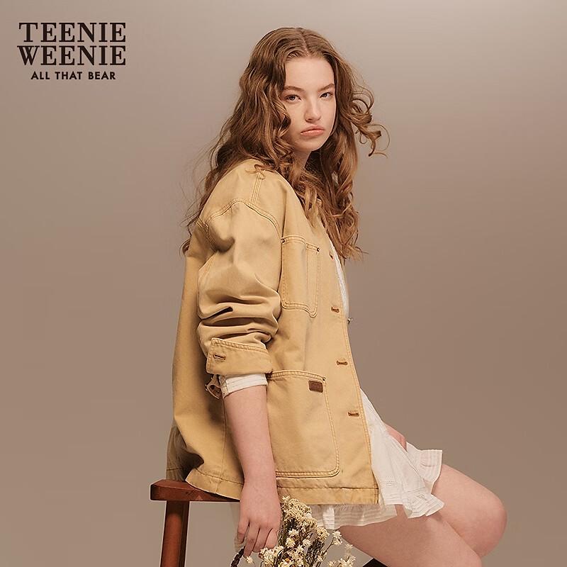 Teenie Weenie Women's Bear Letter Spring Jacket