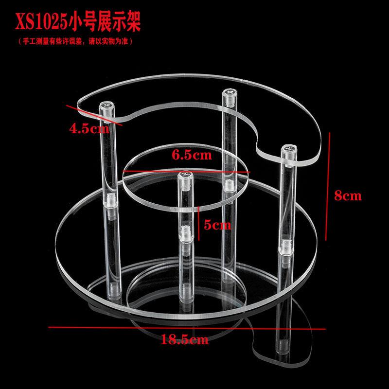 Acrylic Staircase Display Rack Doll Cosmetics Jewelry Display Stands Multi Functional Bedroom Bathroom Desktop Storage Rack