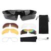 AI Translation Glasses 100+ Languages Real Time Smart Bluetooth Sport Earphone Sunglasses for Cycling Running Travel