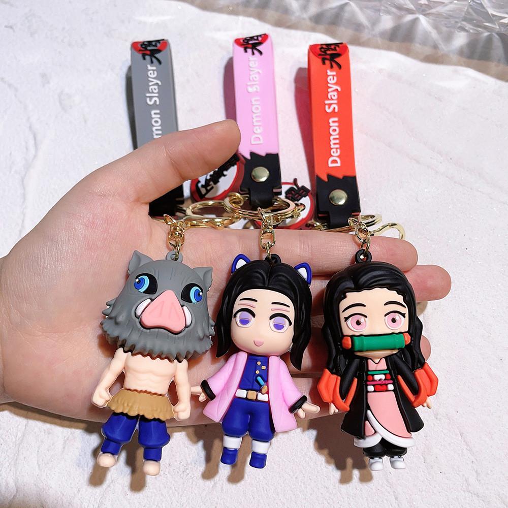 Colorful Demon Slayer Keychain For Women Men Festival Celebration Gift