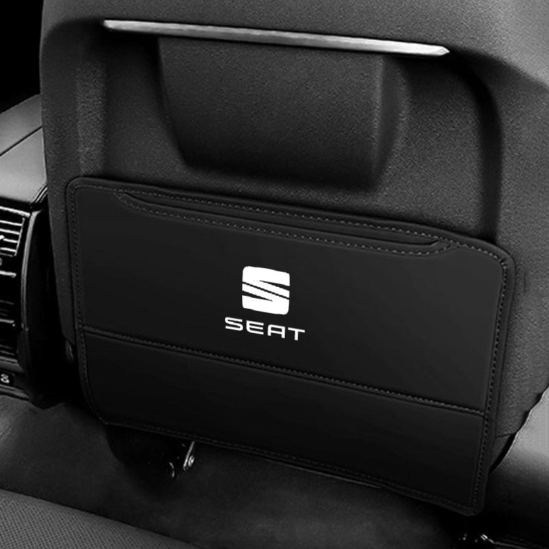 kncr9 Car Seat Back Storage Rear Anti-Wear Backrest Anti-kick Pad For Seat FR Leon Ibiza Altea Exe 5f Mk3 TARRACO Interior Accessories