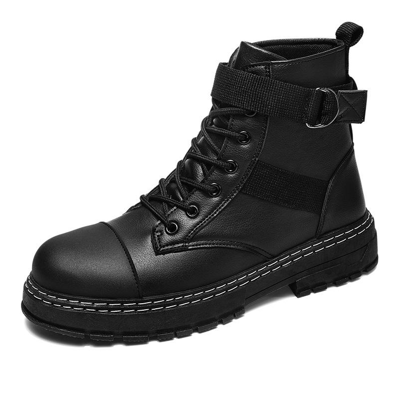 2022 Men Motorcycle Boots Outdoor Snow Walking Ankle Boots 2022 Spring Autumn Newest Male Comfortable Casual Shoes Men Boots 39-44 39