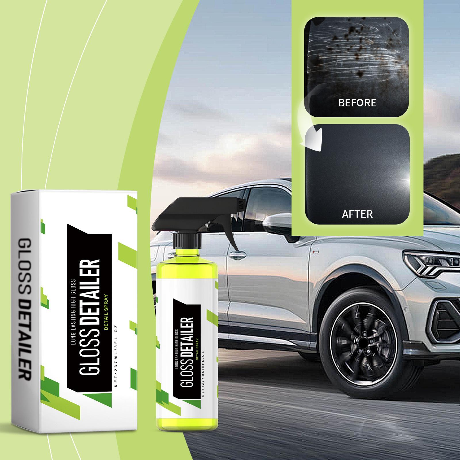 Automotive Parts Detail Gloss Spray, Car Paint And Interior , Stain Prevention And , Car Maintenance And Polishing Spray 100ml One Size