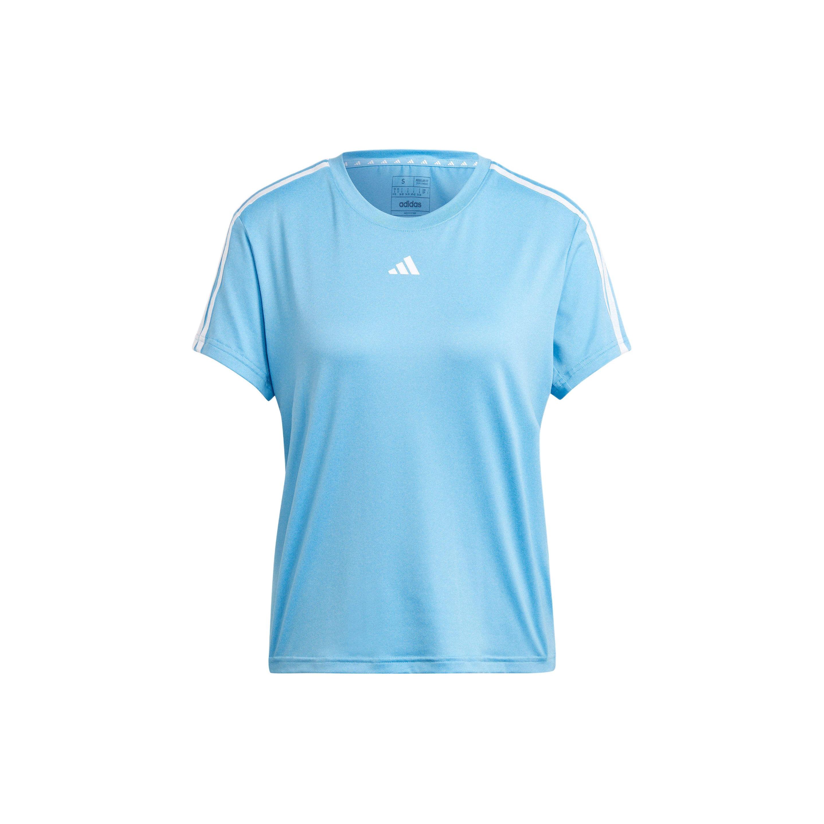 Adidas Comfortable Simple Short Sleeve T-Shirt Women Tops Blue IS4218 XS