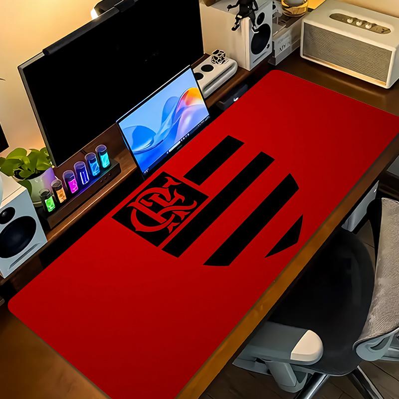 Flamengo Print  Cushion Non-slip Laptop Tablet Big Mousepad XXL Mat Mini PC Playmat With Lock edge