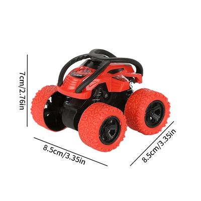 Four Wheel Drive Stunt Inertia Toy Car - Inertia Drive, No Battery Required, High Playability - Suitable for Boys and Girls As G