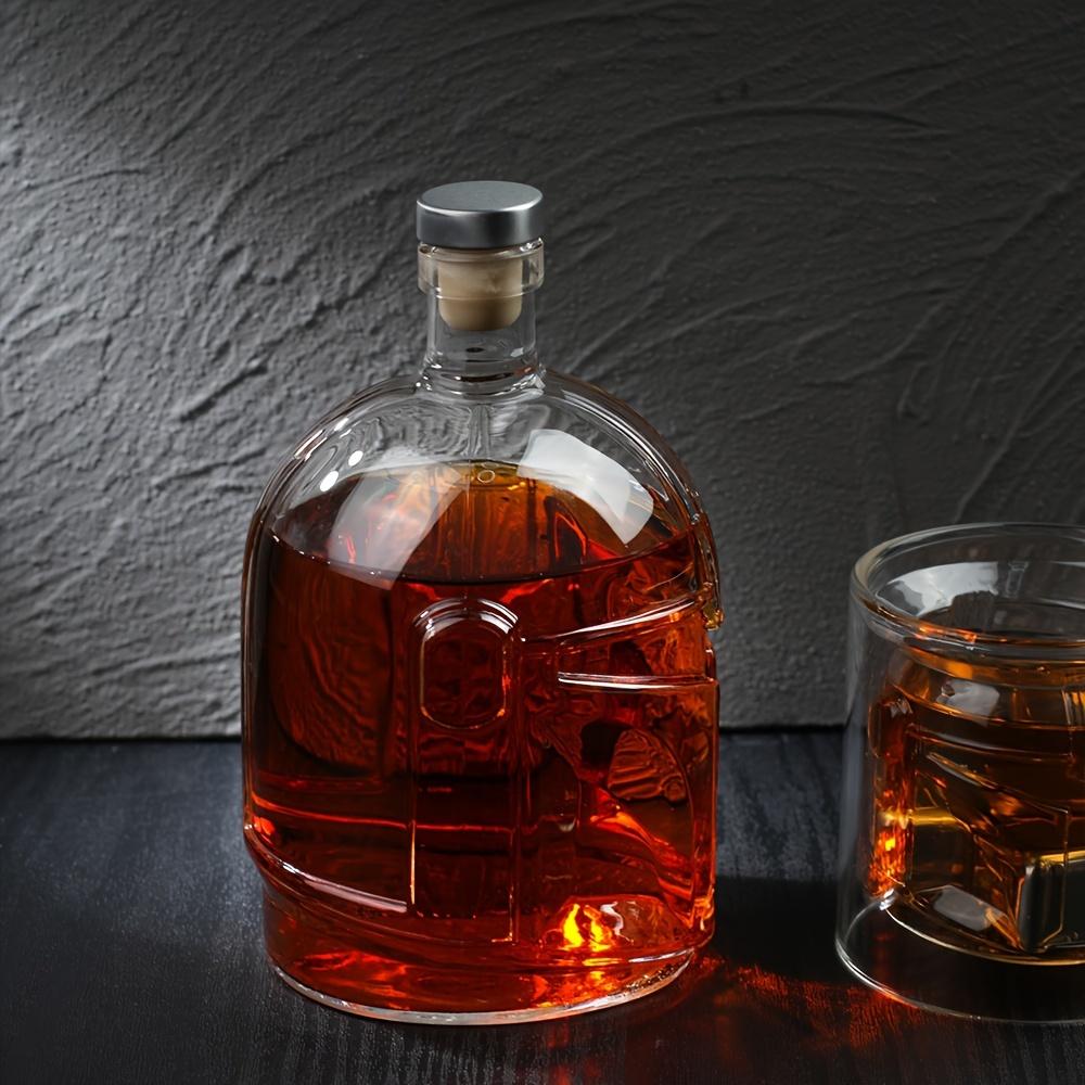 Galaxy Whiskey Decanter Bottle Wine Glass Bottle Creative Transparent Whiskey Glass Bottle Bar Sets for Party Wine Separator