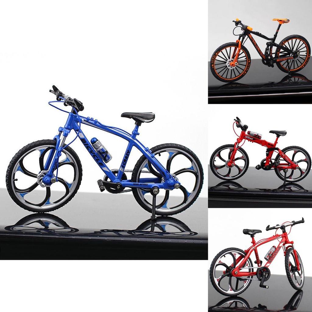 Exquisite Alloy Simulation Bicycle Model Ornaments Mini Bike Collectible Gift