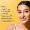 La Shield Pollution Protect Mineral Sunscreen Gel Spf 50 White 50G Pack Of 2 For All Skin Types