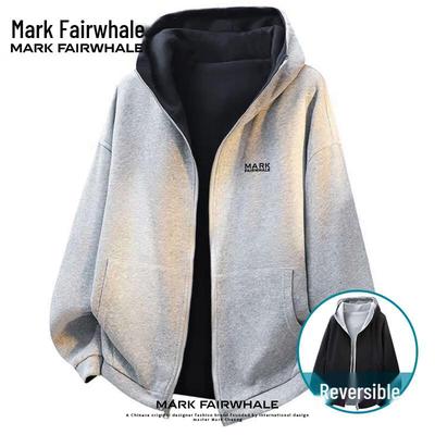 Mark Fairwhale Wende-Kapuzenpullover mit durchgehendem Reißverschluss