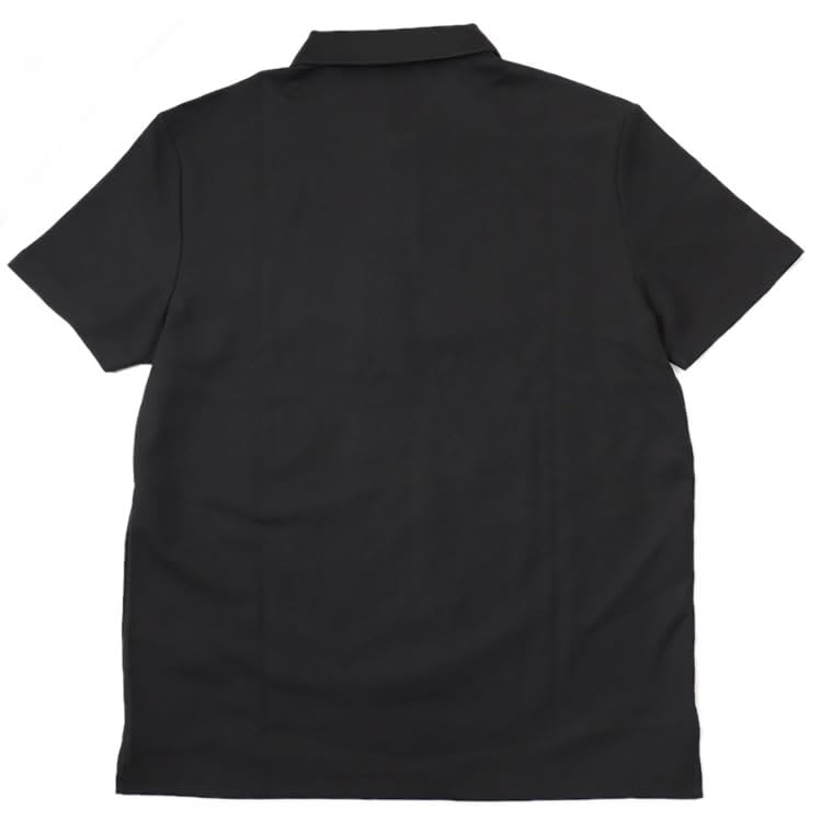 Polo Shirt MICRO WAFFLE POLO 40QC235 Black [Calvin Klein] Men's Short-Sleeve (Color (UB1)) (Size L) [Item]