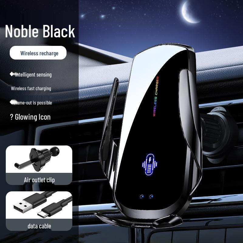 

Wireless Magnetic Car Phone Holder & Charger with Infrared Sensing