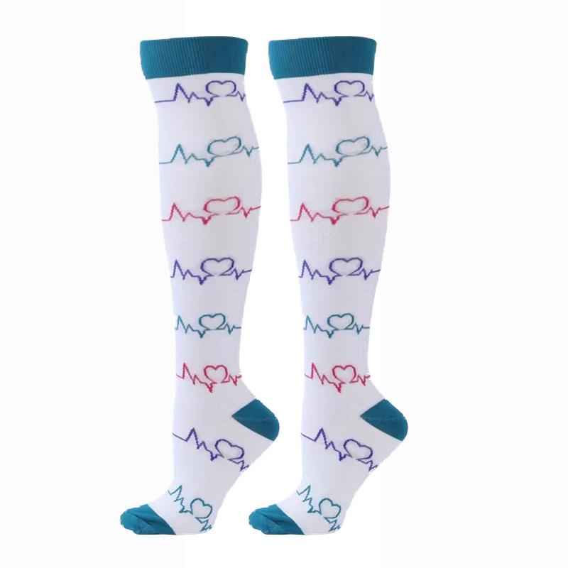 Pánské Dámské Ponožky Kompresní Ponožky Elastické Sportovní Krásné Nohy Sestra Punčochy Běh Lezení Cyklistika Let Cvičení