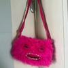 Sac bandoulière Peluche Monstre de Dent Moche Mignon avec Sangle Chaîne Portefeuille Sac à Dos Animal Dessin Animé Kawaii Pour Filles