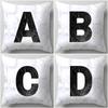 Marble Letter Print Pillowcase Decorative Pillow Sofa Cushion Cover Home Decor Pillowcase