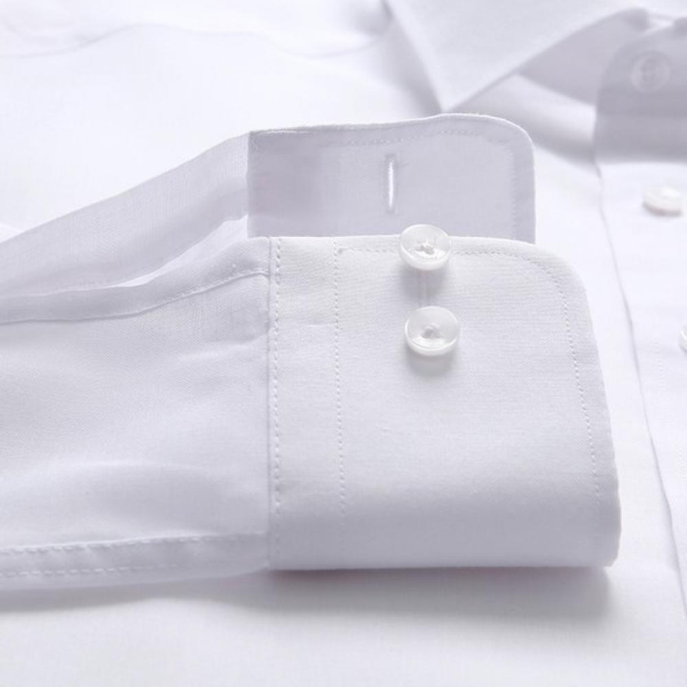 Renoma Cotton Blend Solid Classic Shirt Rllsg1050 Wh
