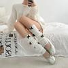 Harajuku Y2k Girls Cute Bow Cotton Knitted Leg Warmers Women Sock Japanese Lolita Kawaii Sweet JK Ruffle Warm Leg Cover Stocking