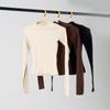 Women's Slimming Long Sleeve Yoga Top - Nude Feel, Round Neck