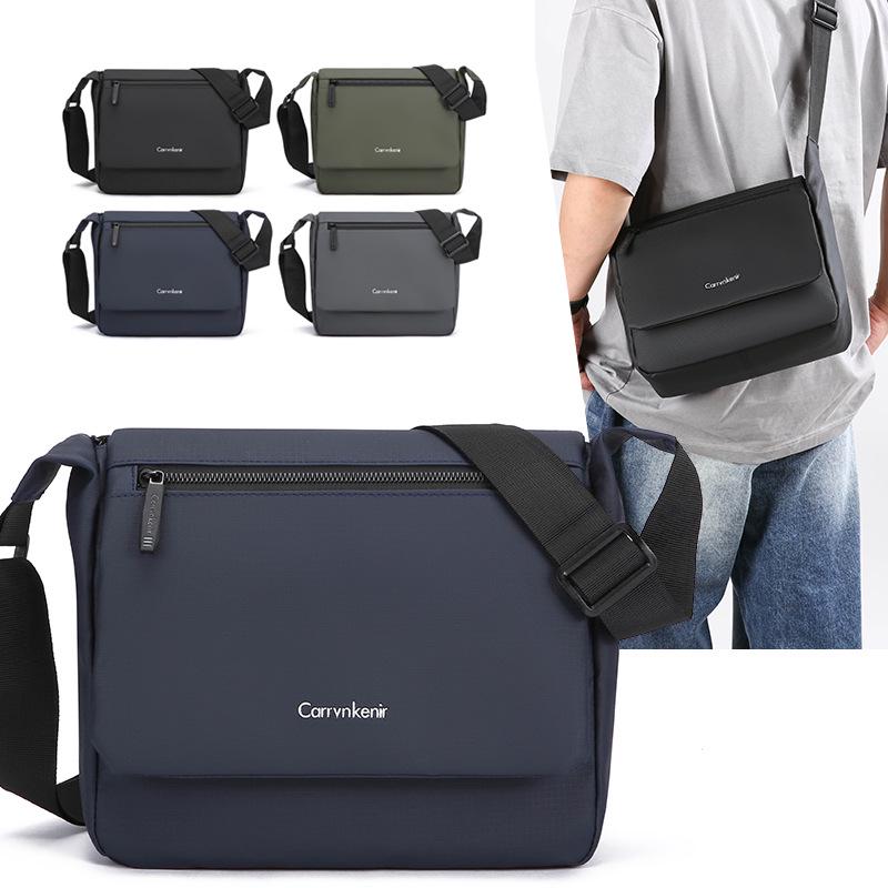 Men's Trendy Waterproof Multi-Pocket Crossbody Shoulder Bag for Travel and Casual Use