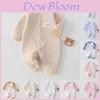 Baby Winter Snowsuit With Three Layer Cotton Insulation For Newborns And Toddlers