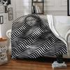 1pc Zigzag Mona Lisa Pattern Blanket Soft All Season Throw with Vibrant Design, Perfect for Home, Travel, and Gifts, Ideal for Naps and Camping