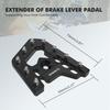 For Yamaha Raptor 700 700R YFM700 YFM700R Brake Pedal Step Tip Plate Pad 6061T-6 Aluminum ATV Accessories