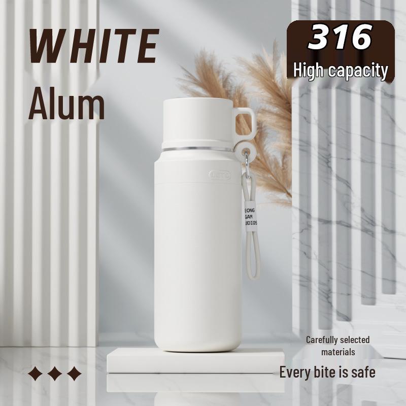 Men's Large Capacity 316 Stainless Steel Insulated Cup for Simmering and Steeping Tea, 2024 New Winter Edition.