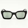 [What Say] CLASSIC Television Cut Frame Sunglasses, Colored Lenses, Clear Lenses, Fashion Glasses, UV400, Men's & Women's, No Accessories (Lime