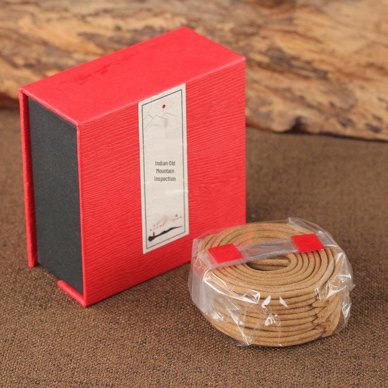 Natural Indian Sandalwood Coil Incense for Home, Indoor Use and Aromatherapy, Air Purifier 2 Hours