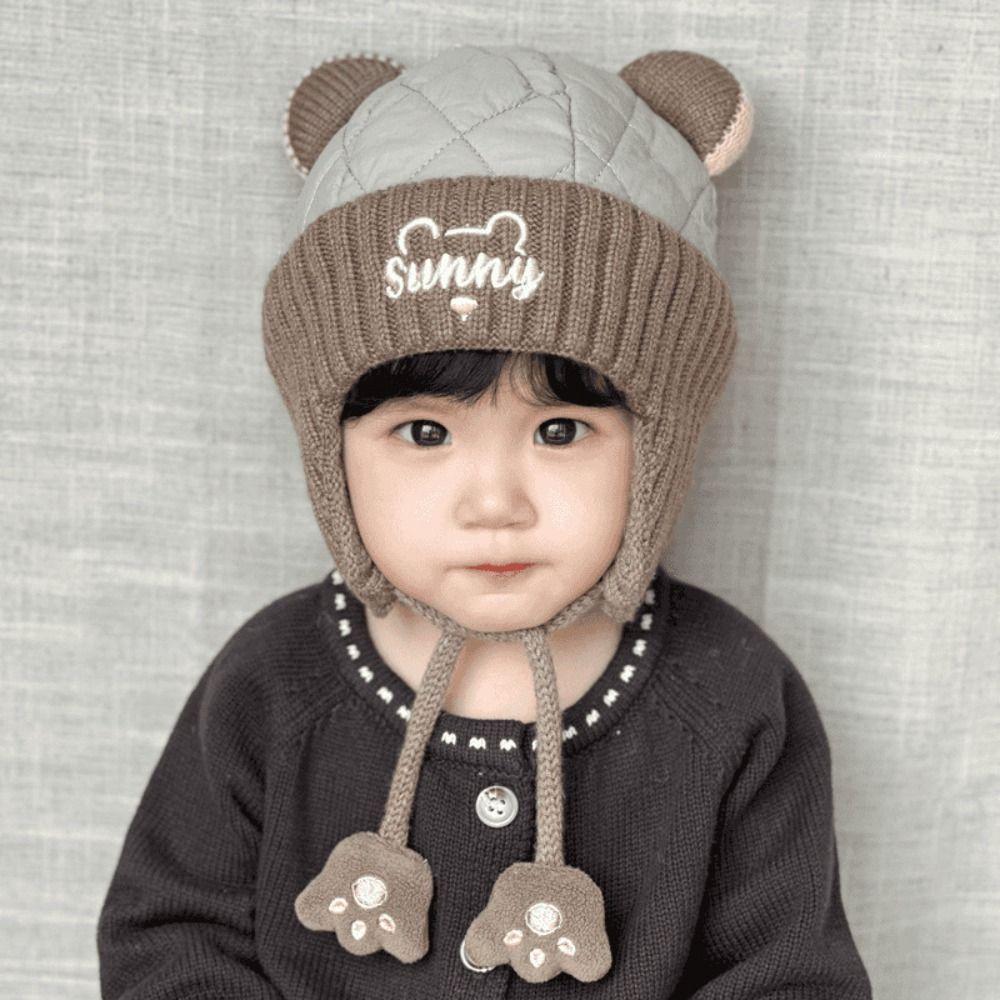 Soft Baby Ear Protection Cap Warm Kids Beanie Caps Kawaii Toddler's Lei Feng Hat  Winter Season
