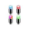 2/4PCS Colorful LED Wheel Valve Lights Motorcycles Bicycles Car Wheel Tire Valve Caps Universal Dustproof Bicycle Valve Cover Valve Stems 1