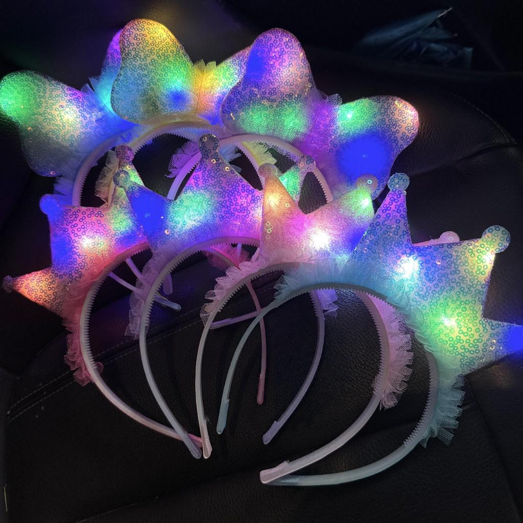 Luminous Feather Rabbit Ears Headband - Graduation Gift