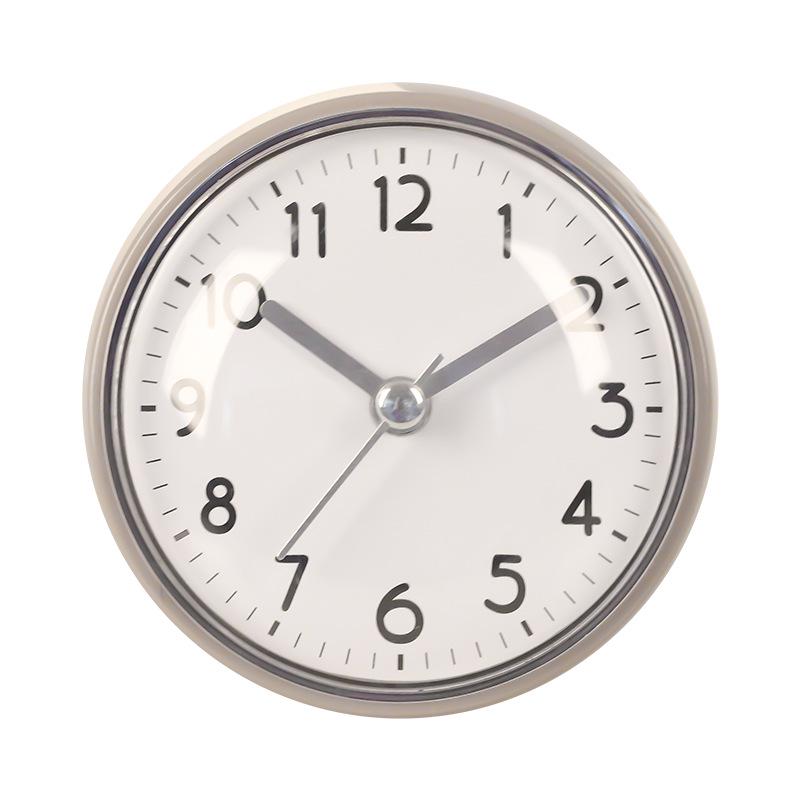 

Міні Водонепроникний Настінний Годинник на Присосці (Антизапотівання, 7 см) для Ванної кімнати, Кухні або Туалету - Кварцовий Механізм 7.5*7.5*4cm