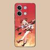 Game GI Yanfei Matte TPU Mobile Phone Case for Xiaomi 15 14 13 12 Mi 11 T Ultra Lite Pro S X 5G Colorful Printing Cover