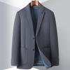 Spring and Autumn Light Luxury Business Single West Middle-aged and Young People Solid Color Texture Suit Trendy Jacket