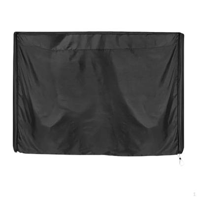 Funda protectora para soporte de TV móvil, impermeable, multifuncional, a prueba de polvo, color negro, resistente a la intemperie.