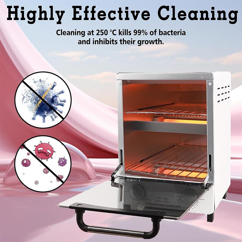 12L Large Capacity Heating Towel Cabinet High Temperature Dry Heat Sterilizer Hair Beauty Salon Disinfection Equipment